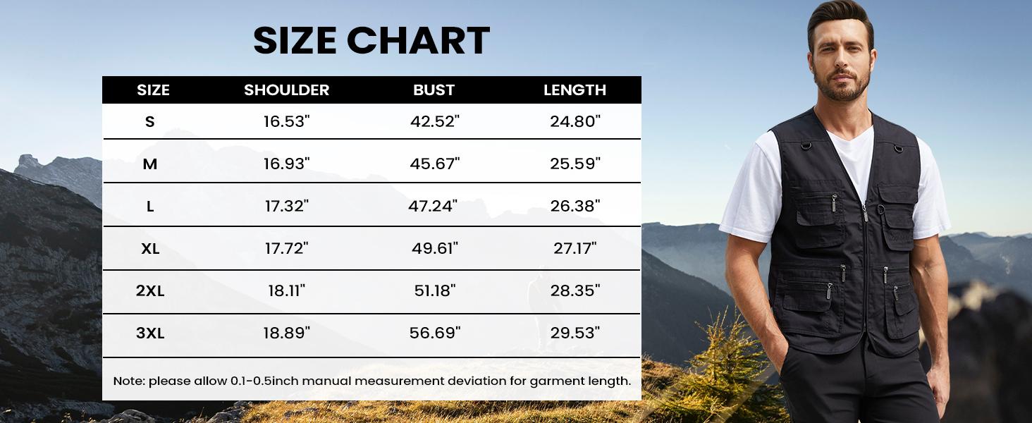 Gihuo Men's Fishing Vest Utility Safari Travel Vest with Pockets Army Green Beige Sleeveless Gilet Lightweight Breathable Waterproof Quick Dry Multi Pockets Casual Menswear Outdoor Tops Wetsuit Plain Shortsleeve