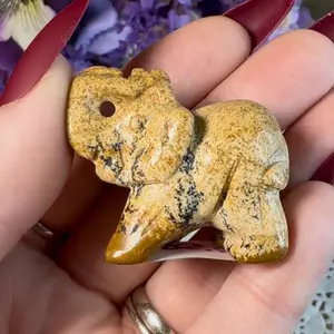 Dendritic Jasper Elephant