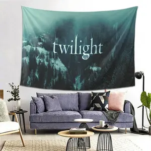 Twilight Theme Outdoor Tapestry, Interesting Lightweight Decoration Wall Hanging, Dopamine Art Tapestry, Suitable Living Room, Bedroom, College Dorm, Trippy Room Decor Halloween, Creative Gift