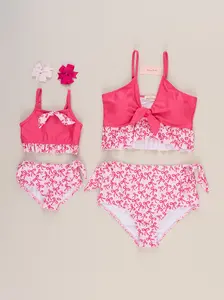 Mom & Me Tied With A Bow Swimsuit