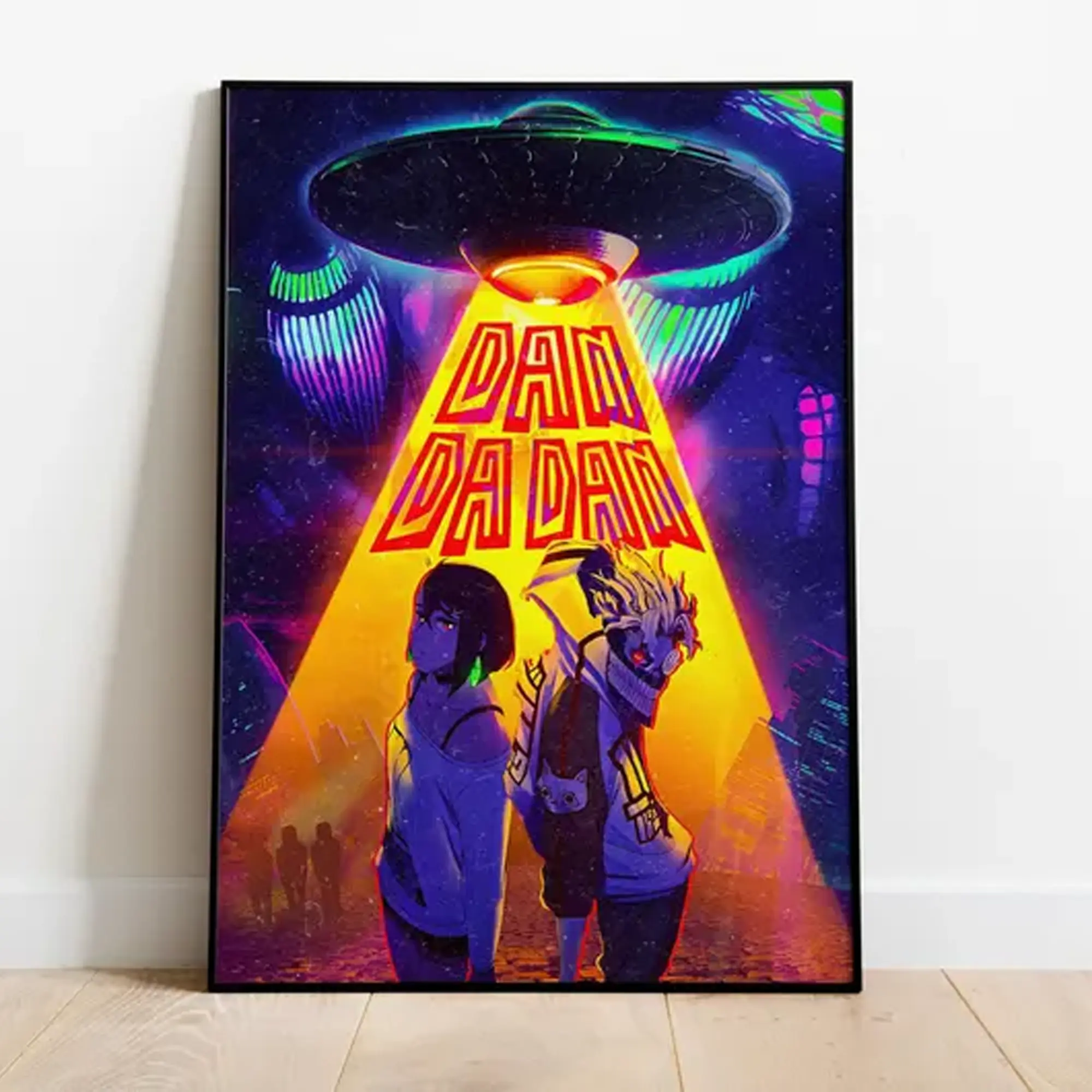 Dandadan Anime Poster, Ken vs Momo Wall Art, Anime Fan Gift, Japanese Animation Print