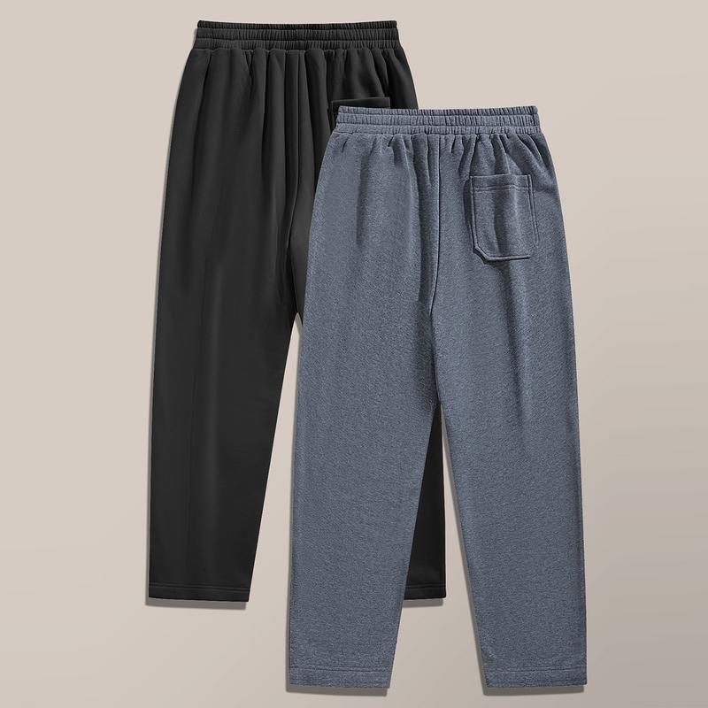 Men's Solid Color Fashion Slim Straight Long Pants