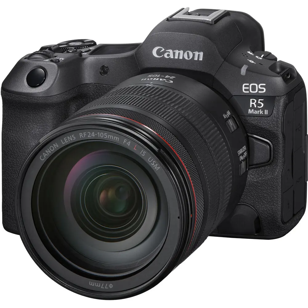 Canon EOS R5 Mark II Full Frame Mirrorless Camera with 24-105mm f/4 L IS USM Lens, Full Frame Camera
