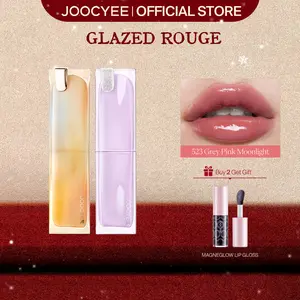JOOCYEE Glazed Rouge, Blur, Moisturized, Long-Lasting, Hydration, Lipstick, Glossy, Juicy Lip, Silky Mood, Juicy Lips, Glossy Jelly, Plumping, Beginner-Friendly, Multi Shades, Portable, For Holidays, Party, Rush Ready, Valentines Day Gift, New Year