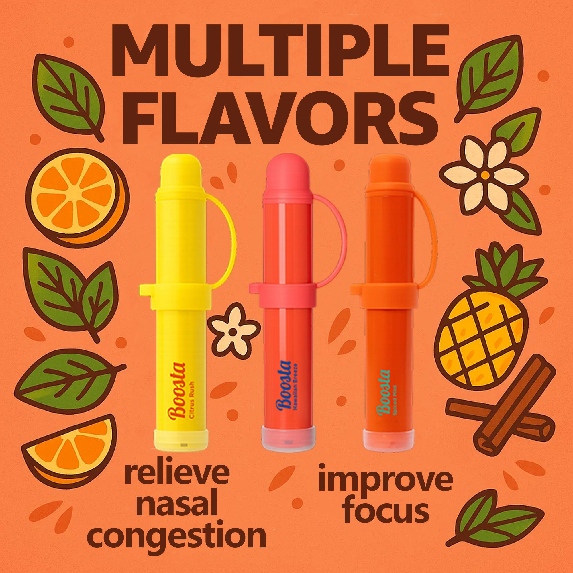 Nasal Refreshing Stick, Sinus & Congestion Relief, Eucalyptus Essential Oil ,Free Your Nose, Breathe In Life,Rapidly Combat Drowsiness, CoolRefreshing Sensation, 3-Pack, Portable for DailyUse