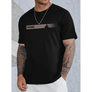 Trendy Plus Size Mens Short Sleeve T Shirt Breathable And Versatile For Everyday Wear