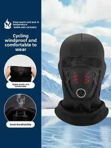 Winter Rider Warm Anti-Haze Balaclava Full Face Mask for Motorcycle Riding Cycling Ski Hood Cap Windproof Soft Outdoor Warm Bike Headwear