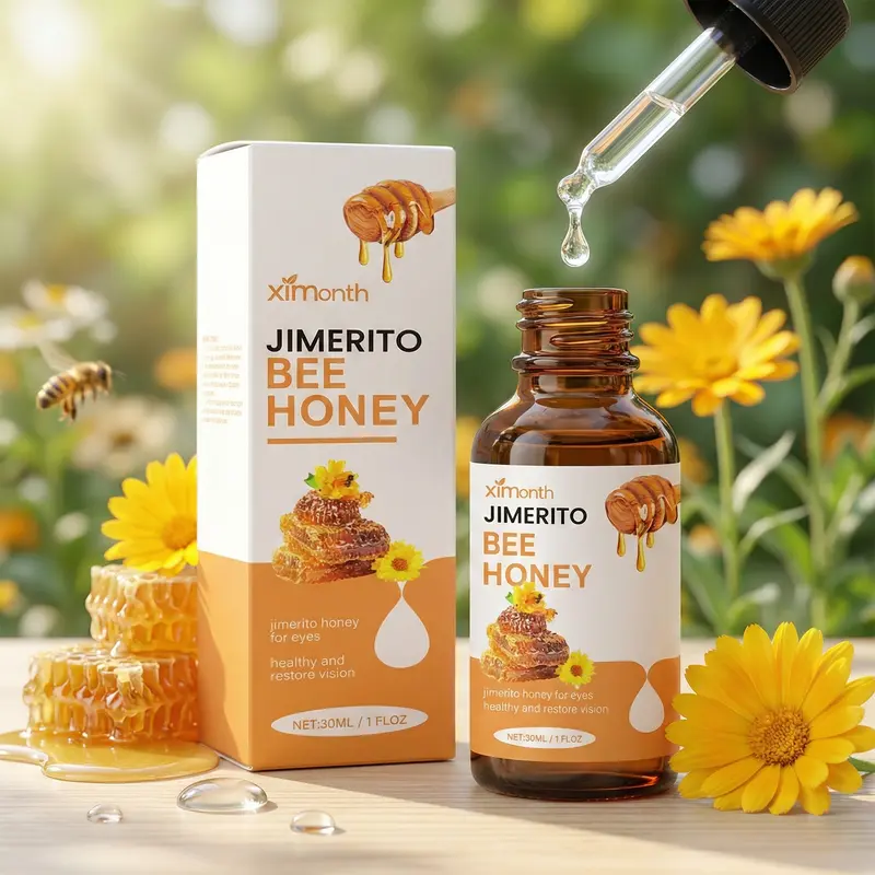 Bee Honey Eye Drops - Fast-acting Relief for Dry & Tired Eyes from Electronic Devices & Late Nights