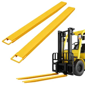 Garvee Heavy-Duty Forklift Extensions 4.5" Width, 72" Steel Pallet Fork Extensions for Lift Trucks, No-Tool Installation, 1 Pair