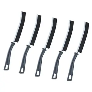 Crevice Cleaning Brush Set 5PCS Hard Bristle Small Brushes for Bathroom Kitchen Window Vehicle Faucets Toilet Deep Cleaning Tool Set with Ultra-Fine PET Bristles