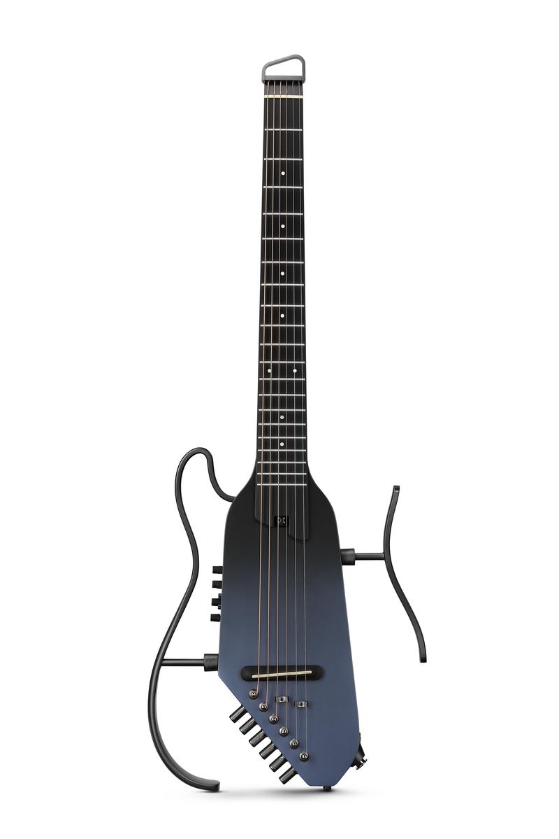 Donner HUSH-I PRO Acoustic-Electric Travel Guitar Kit with Sound Effects, Gradient Colors, USB-C Fast Charging