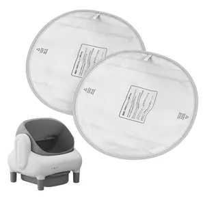 Waterproof Cat Litter Box Pads 15x12 Inch Leak Proof Replacement Liners 2 Pack With Grey Trim #petLovers