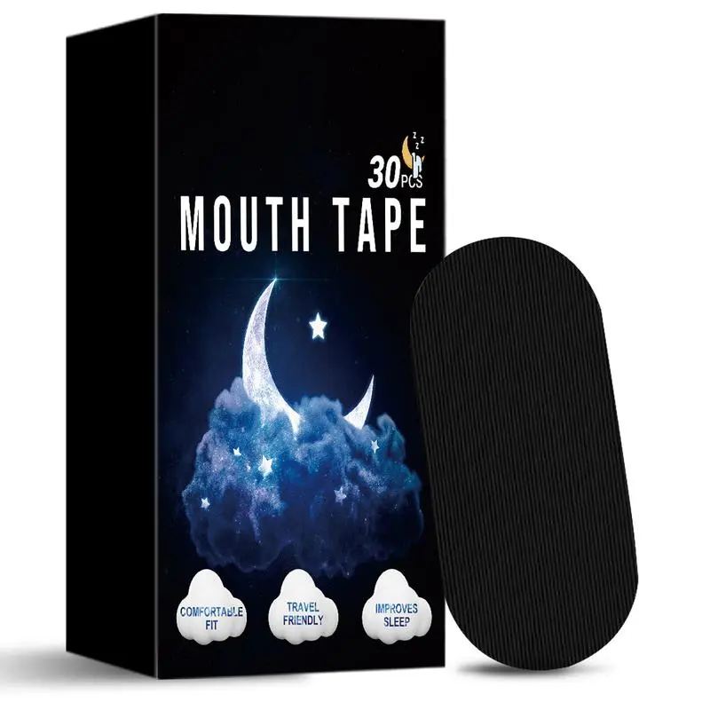 30 Pack Upgraded Ultra Breathable Mouth Tape - Mouth Tape for sleeping-Super Breathable - Gentle - Comfort -Enhanced Adhesion Sports Accessories- Hypoallergenic sport accessory skincare strip