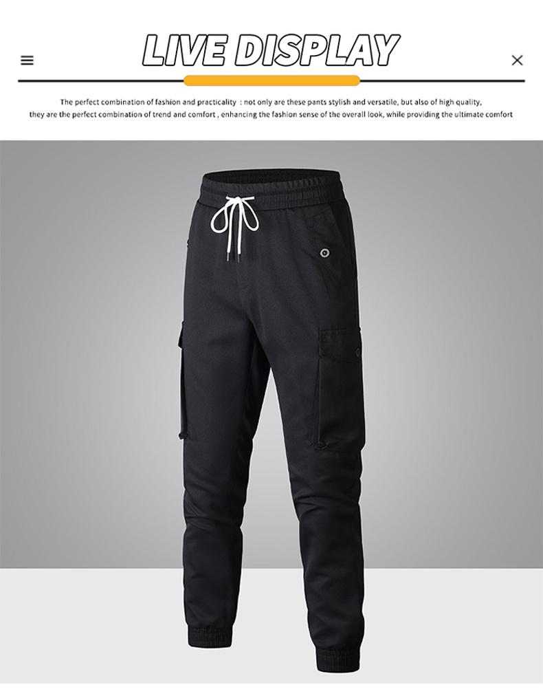 Men's Heavyweight Pants Compatible with Leggings - Workwear Trousers, Multi-Pocket Outdoor Pants with Belt Loop Closure and No Zipper, Suitable for Winter (Solid Color) - Machine Washable Men's Heavyweight Pants Compatible with Leggings - Workwear Trousers, Multi-Pocket Outdoor Pants with Belt Loop Closure and No Zipper, Suitable for Winter (Solid Color) - Machine Washable