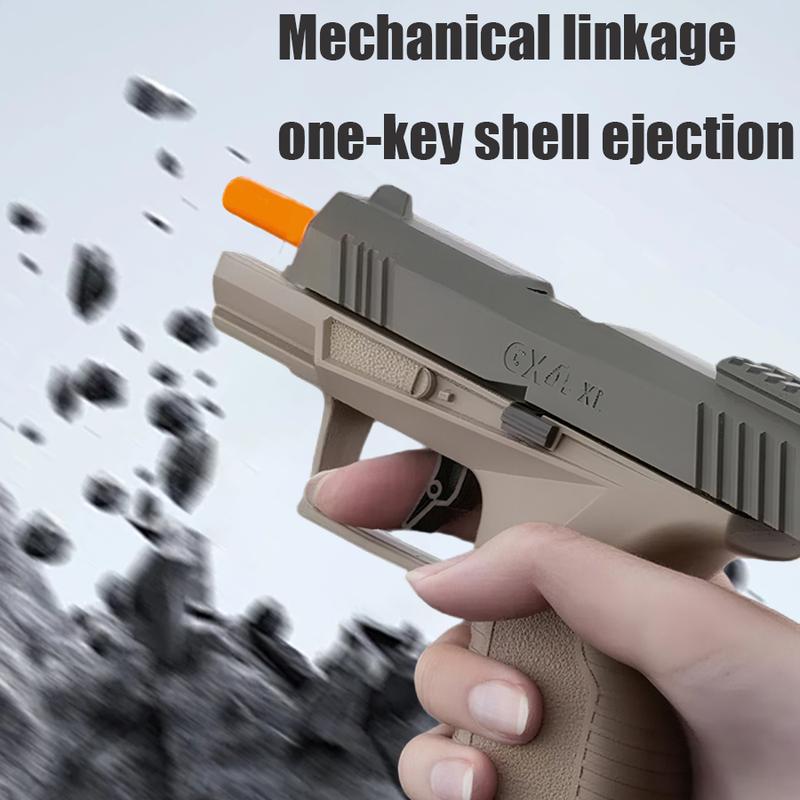 Foam Blaster Toy Pistol with 1O0 Soft Bullets, 12 Shells, 2Magazines - Hollow Hanging Design,Outdoor Sports Shooting Toy| Holiday Birthday Gifts