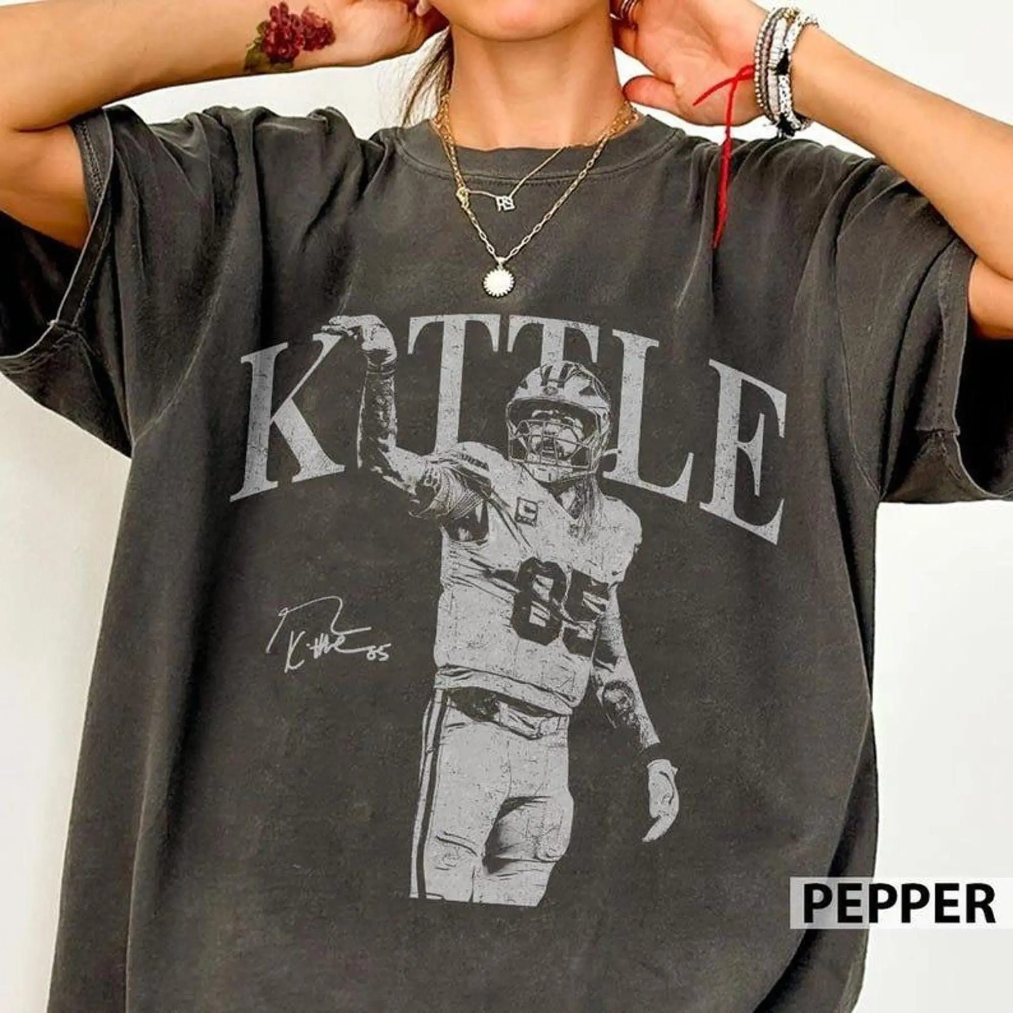 Vintage George Kittle Football Comfort Colors Shirt