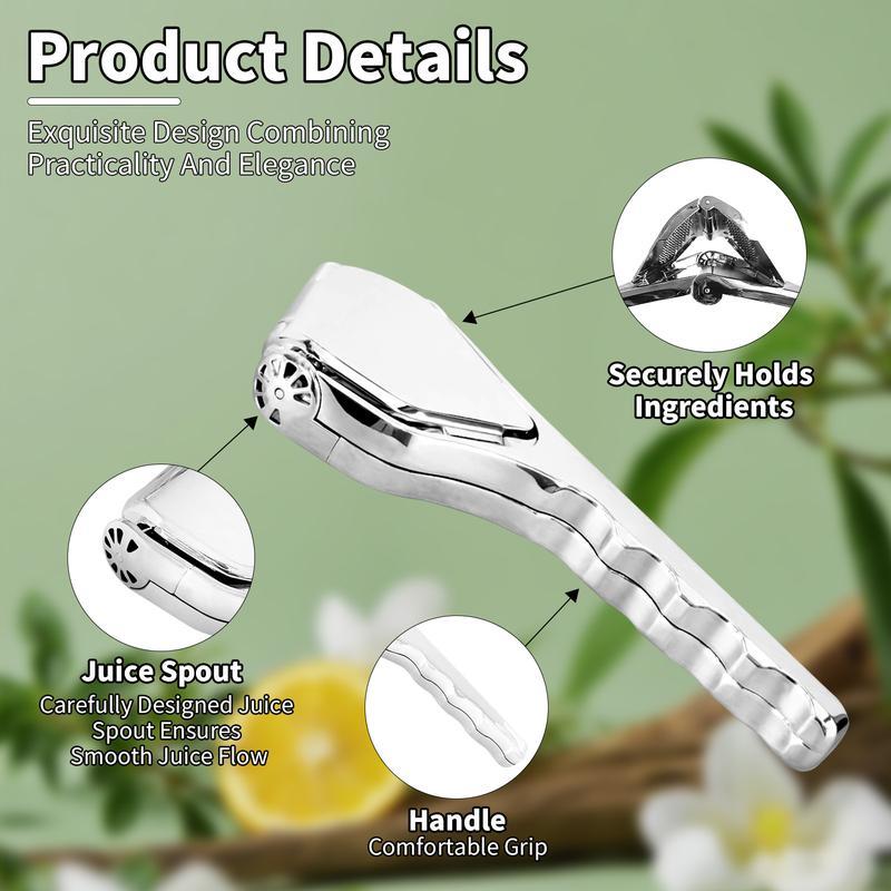 Handheld Stainless Steel Manual Juicer Squeezer, Heavy-Duty Lemon & Citrus Press, Easy to Clean Fruit Juicer for Kitchen Use,Kitchen Gift for Valentine’s Day