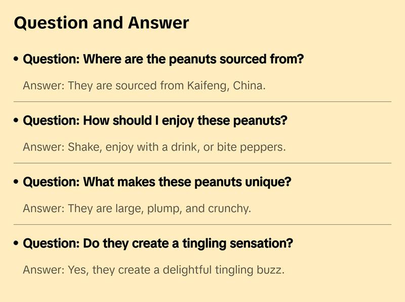 Tingly Sichuan Pepper Peanuts (5.5oz)