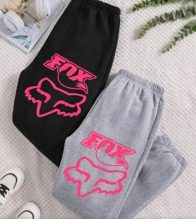 Pinky Fox_racing Sweatpants, Energy Unisex Sweatpants, streetwear, graphic clothing, women basic sweatpant