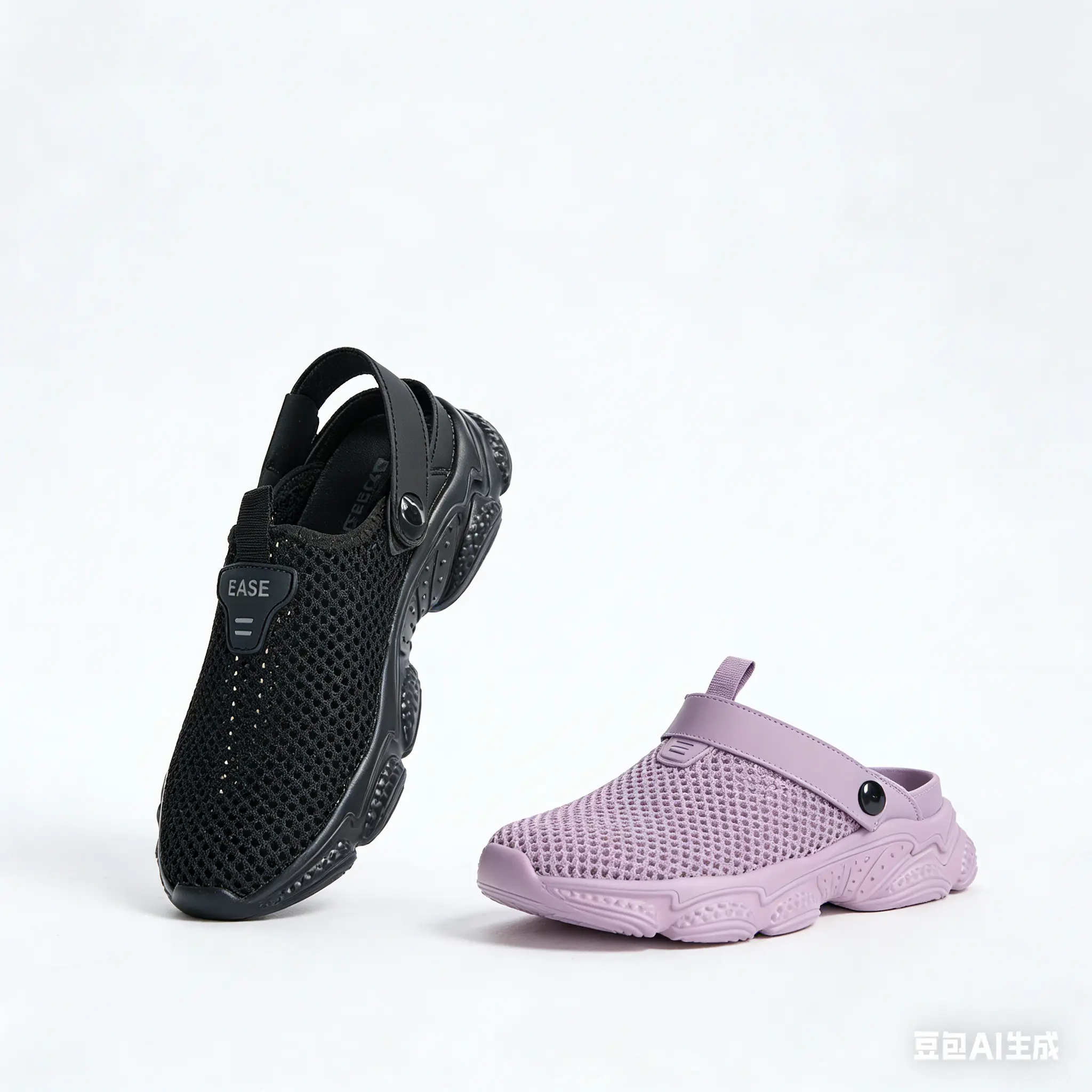 "Women’s  sandal Sport & Leisure Mesh Clogs – Adjustable Heel Strap, Breathable Knit Upper, Non-Slip Sole for Indoor/Outdoor Use, Lightweight Summer Mules for Walking, Comfy Footwear to Relieve Sore Feet"   shoes start k Hollow Mesh Slippers