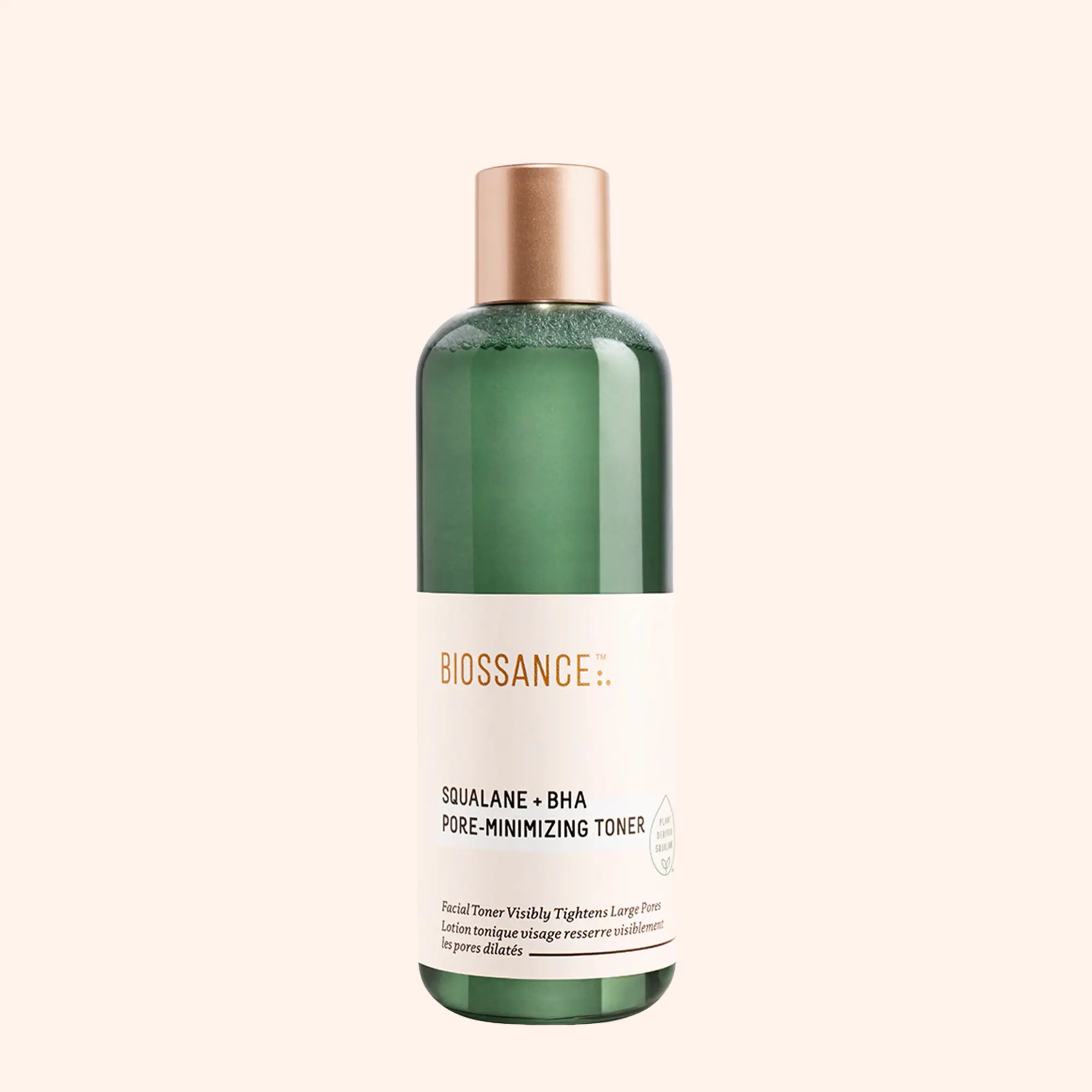 Biossance Squalane + 2% BHA Pore Minimizing Toner - Hydrating & Gentle Exfoliating Facial Toner for Smooth Skin - Reduces Pores & Moisturizes - Natural BHA & Squalane for Daily Use