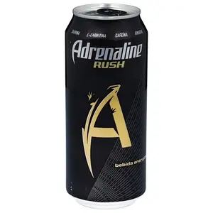 Adrenaline Rush – Bebida Energizante con Cafeína y Taurina | 6 pack