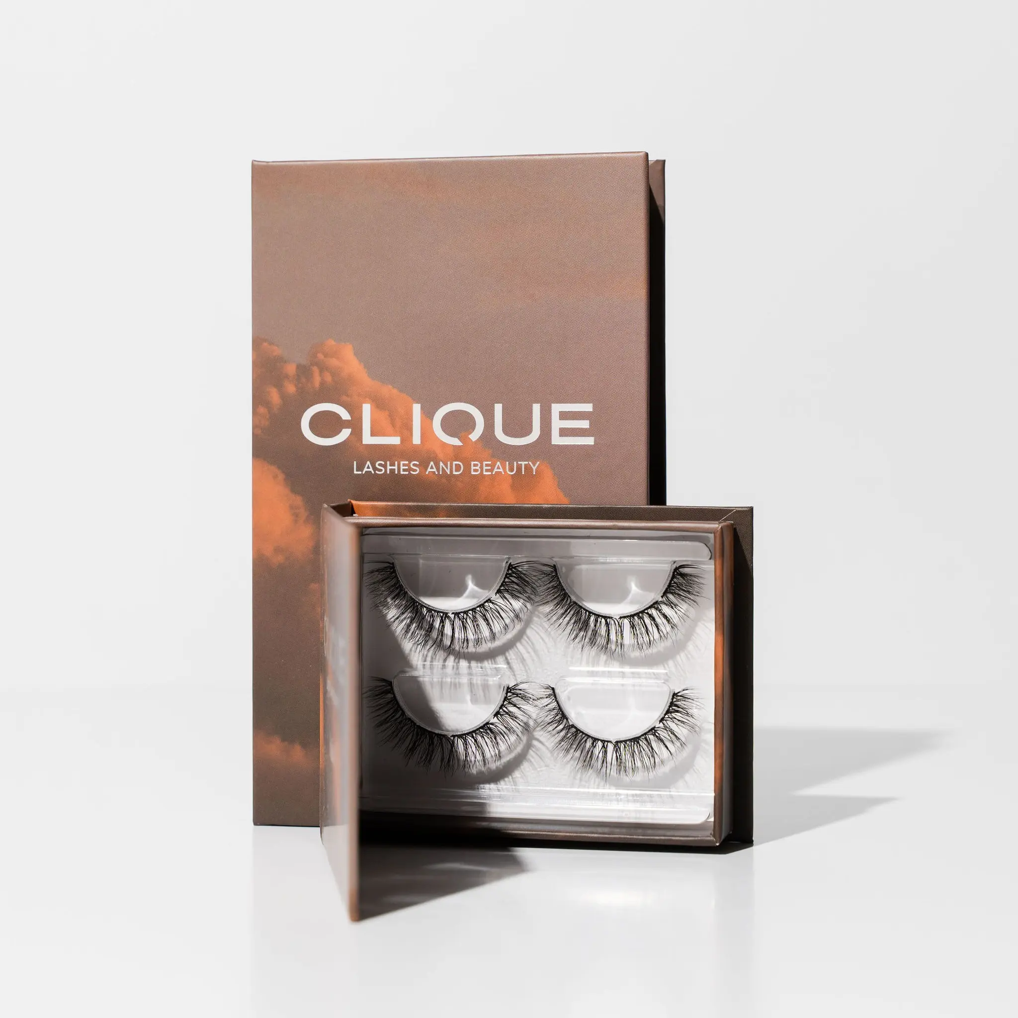 HABIT 12mm C-Curl Cosmetic Doll False Eyelashes, Natural Shape, Medium Length Volume, Makeup Lashes for Everyday Office or Night Out Wear