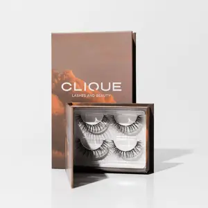 HABIT 12mm Doll Eye C Curl Lashes for Everyday Wear Natural Shape Medium Length Volume Curl Perfect for Office or Night Out