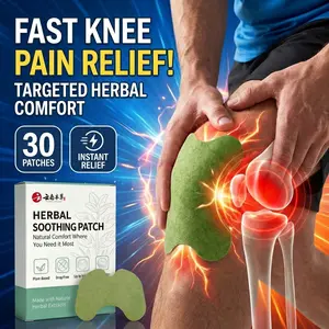 Reusable Gel / Reusable Heat Patch30 Count Reusable Gel Herbal Knee Heat Patches, Long Lasting Gentle Warm Therapy for Knee Joint & Bone Comfort, Natural Multi Use Pain Support Patch for Home or On the Go Wrist Ice Pack Wrap for Carpal Tunnel disposable
