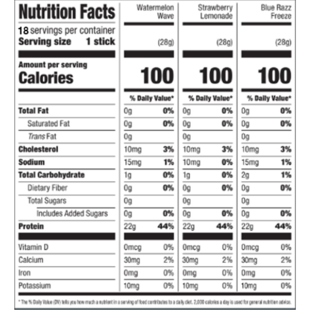 SEEQ Clear Protein Powder - 22g Whey Isolate Per Serving - Zero Sugar & 0 Lactose - Post Workout Fitness Nutrition - On-The-Go Sticks - Blue Razz Freeze, Strawberry Lemonade, Watermelon Wave - Healthcare - Muscle Supplement- Gluten Free, Caffeine Free
