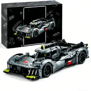 Technic 9X8 24H Hybrid Hypercar Collectible Race Car Building Kit for Adults and Teens,  20.1 inches, 1775 pieces. 1:10 Scale Racing Car Model, Gift for Motorsport Fans