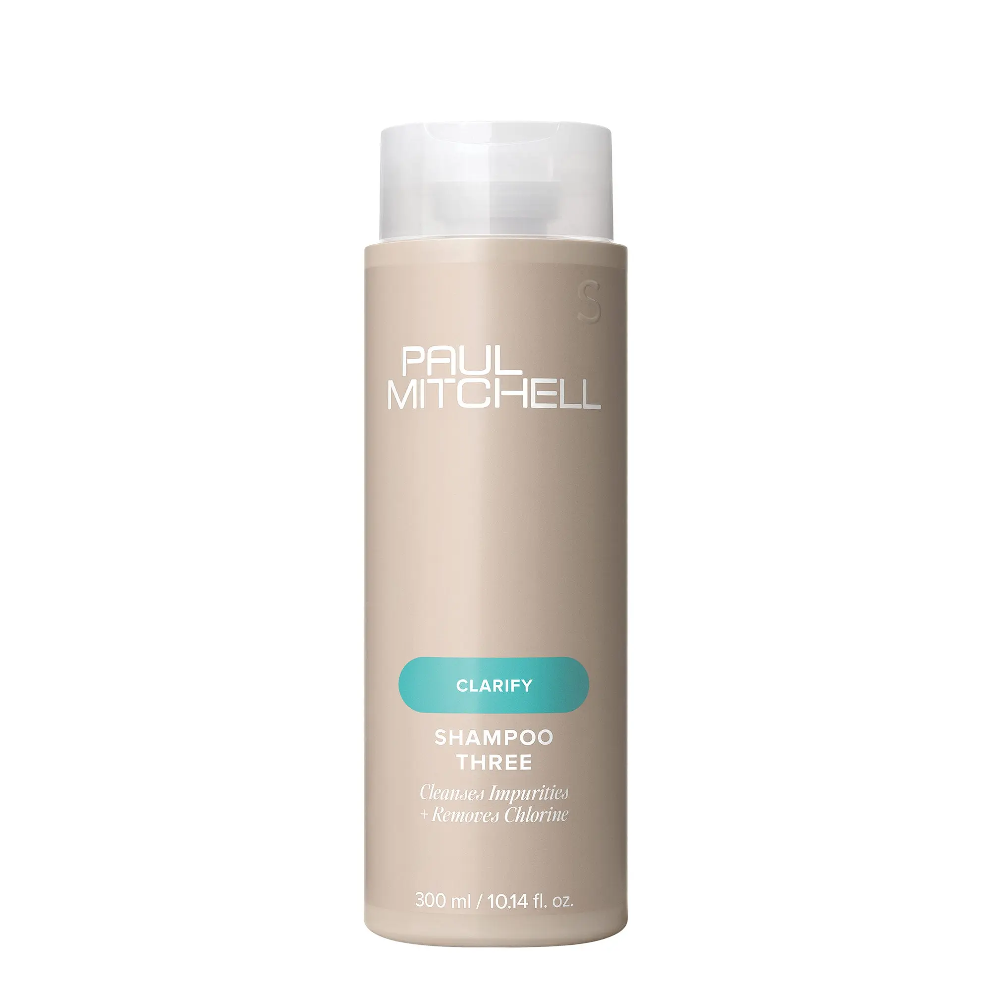 Paul Mitchell Shampoo Three - Clarifying Shampoo, Cleanses Impurities, Removes Chlorine, For All Hair Types, Great For Swimmers
