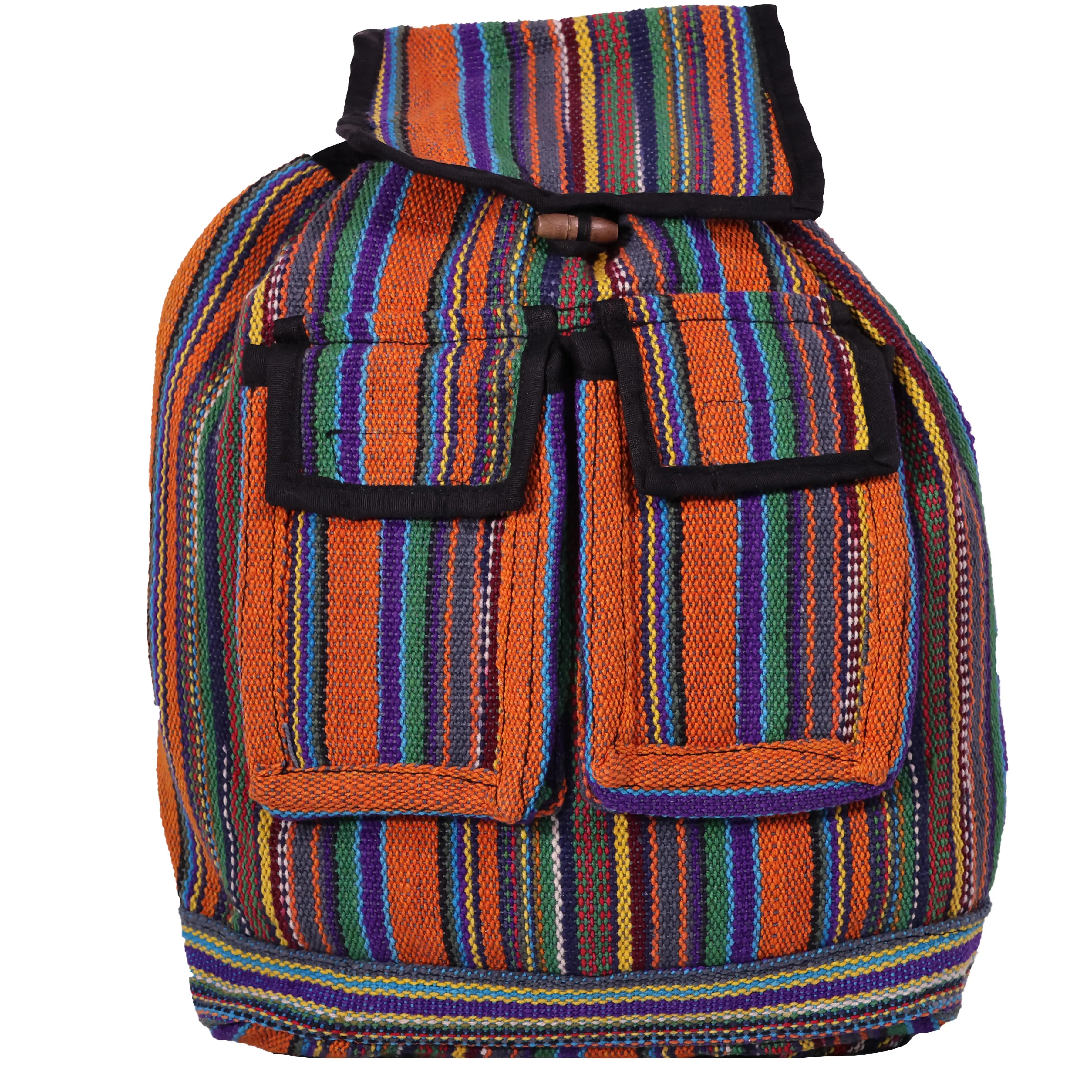 Mini Rainbow Retro Boho Daypack Backpack