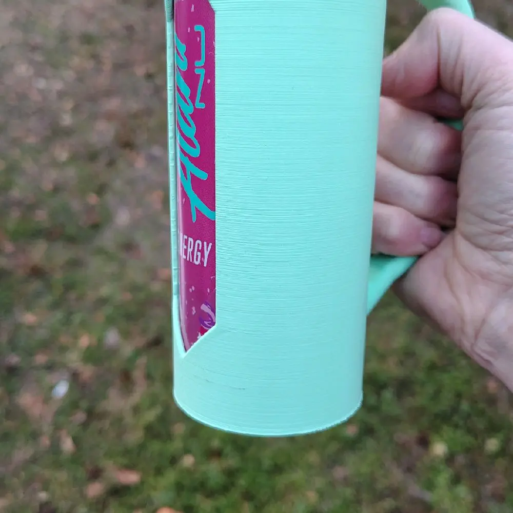 slim can koozie with handle