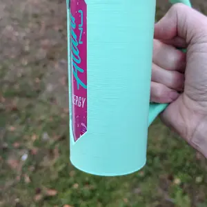 slim can koozie with handle