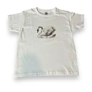 Swan Coquette Handmade Screenprinted Women's T-Shirt