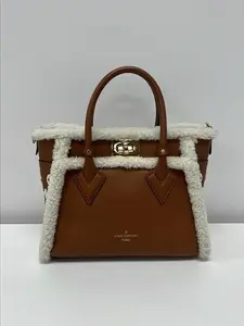 Pre-owned Louis Vuitton Leather Crossbody Bags LV Brown On My Side PM L26020987