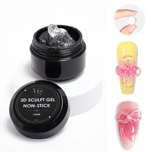 Clear 3D Sculpt Gel Non-Stick  - 3D Nail Art Designs