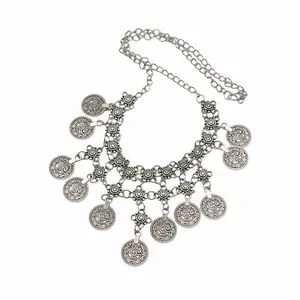 Bohemian Vintage Anklet for Women - Luxe Beach Anklet, Festival & Vacation Style with Tassel and Coin Details