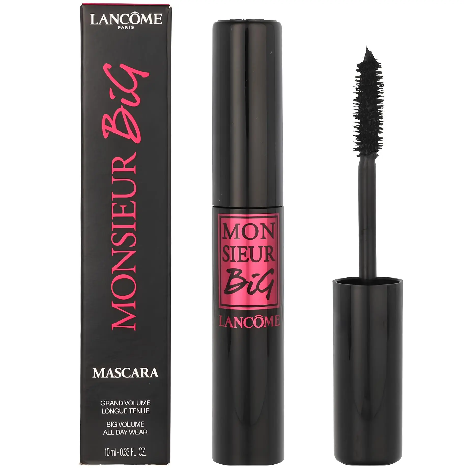Lancôme Monsieur Big Mascara Big Volume All Day Wear - Black, 0.33 Ounce