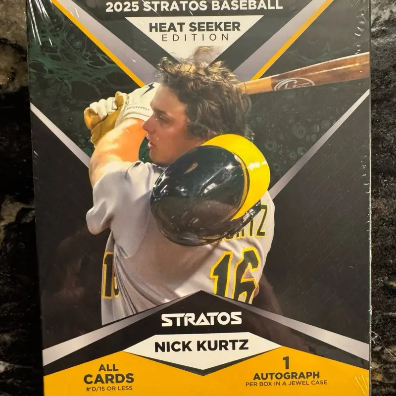 2025 Pulse Stratos Baseball Heat Seekers - 1 encased autograph card