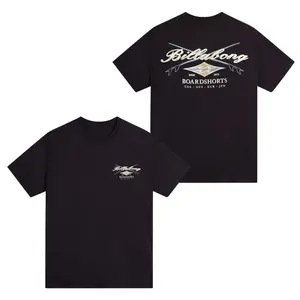 Billabong Crossboards Surf Graphic T-Shirt for Men, Casual Streetwear Tee