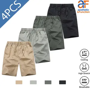 Men's summer casual shorts, men's five-point shorts, loose straight-leg hombre