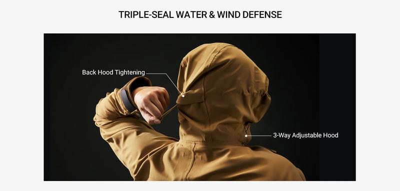 Tidewe FowlStorm Elite TideShell Waterfowl Hunting Windproof Shell Jacket