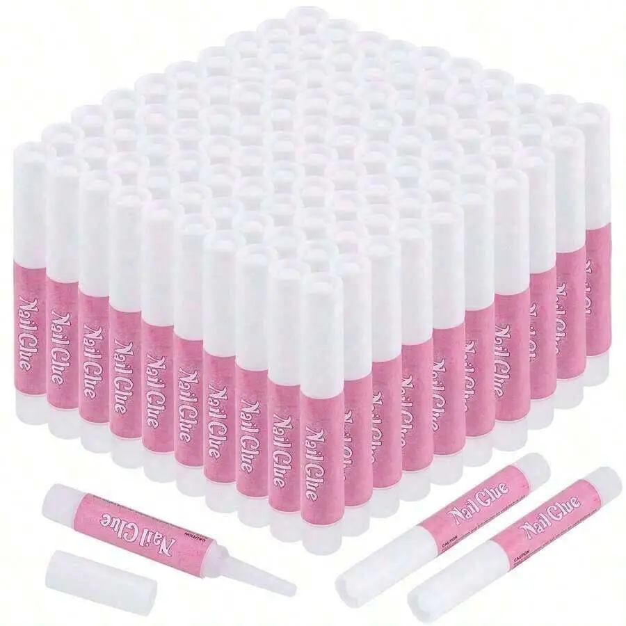 Nail Glue, Super Strong Nail Glue For Acrylic Nails Long Lasting Professional Nail Tip Glue For Press On Nails Bond For Acrylic Nails Adhesive Nail Glue For False Nail Tips 2g0.07OZPCS