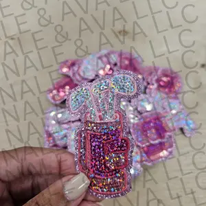 Sequin Golf Bag Hat Patch (1 Patch)