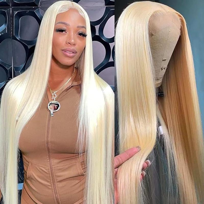 Hot Star 613 Blonde 13x6 HD Transparent Lace Frontal Human Hair Wigs Brazilian Hiar Straight and Body Wave Lace Front Human Hair Wigs 180% Density