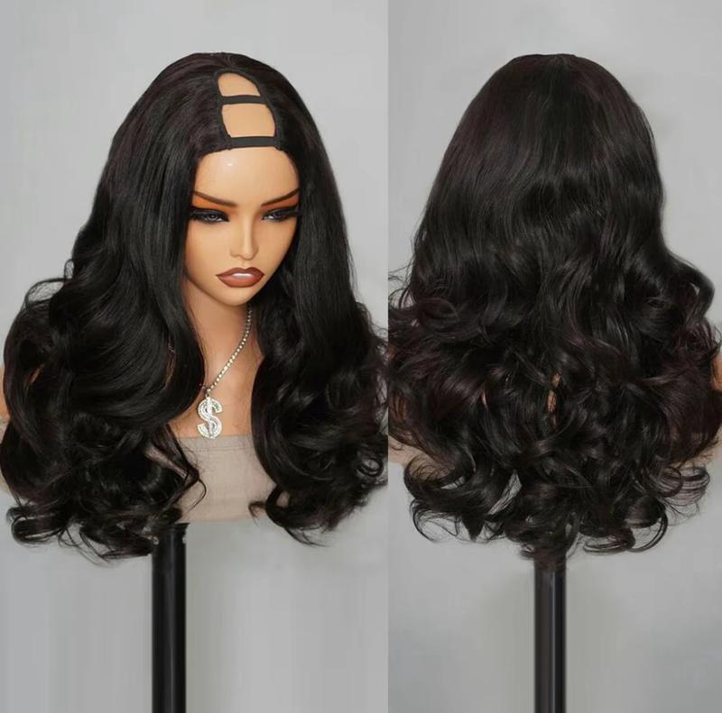 Tinashe Layers U Part Butterfly Loose Body Wave & Yaki Straight & Straight Human Hair U Part Wigs Real Scalp Beginner Friendly Natural Color Wigs Black Friday Christmas Gift Tinashe Layers U Part Butterfly Loose Body Wave & Yaki Straight & Straight Human Hair U Part Wigs Real Scalp Beginner Friendly Natural Color Wigs Black Friday Christmas Gift