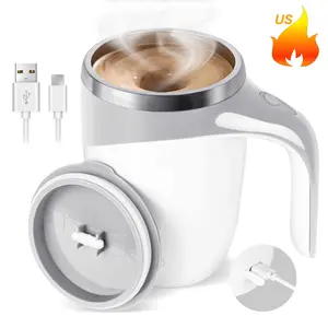 Zorara Automatic Magnetic Stirring Coffee Mug, Portable Self Stirring Mug, USB Rechargeable Mixing Cup, Electric Self Mixing Mug, Rechargeable Stirring Cup, Suitable For Coffee Powder, Milk, Tea, Cocoa