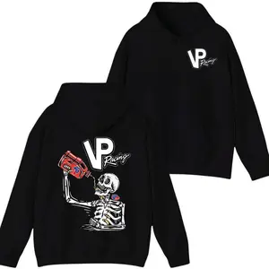 Skeleton Racing Hoodie – Streetwear Pullover for Car Enthusiasts, Bold Graphic Racing Hoodie, Soft Cotton Blend, Drift & Motorsport Lifestyle Apparel